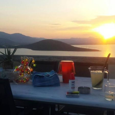 Secluded House With Great View And Private Beach Theologos  Exteriör bild
