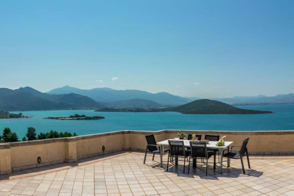 Secluded House With Great View And Private Beach Theologos  Exteriör bild